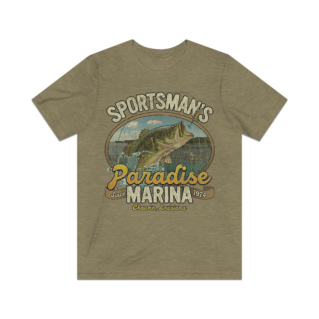 Sportsman's Paradise Marina 1974 Vintage Men's T-Shirt