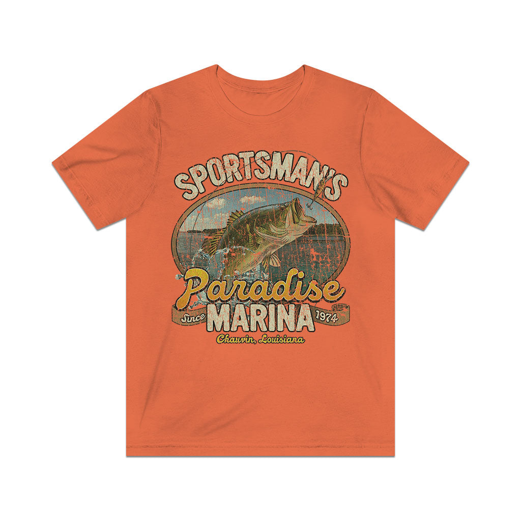 Sportsman's Paradise Marina 1974 Vintage Men's T-Shirt