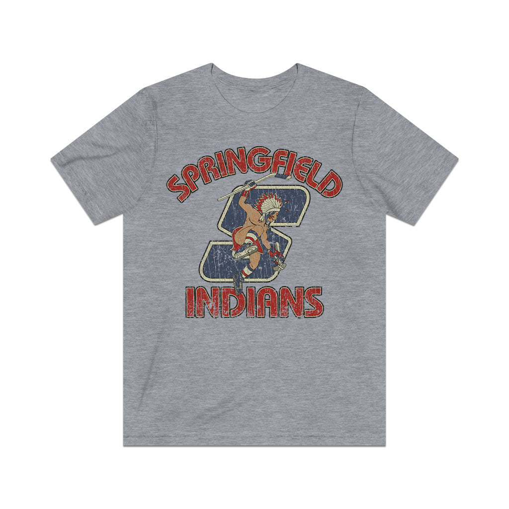 Springfield Indians Hockey 1974 Vintage Men's T-Shirt