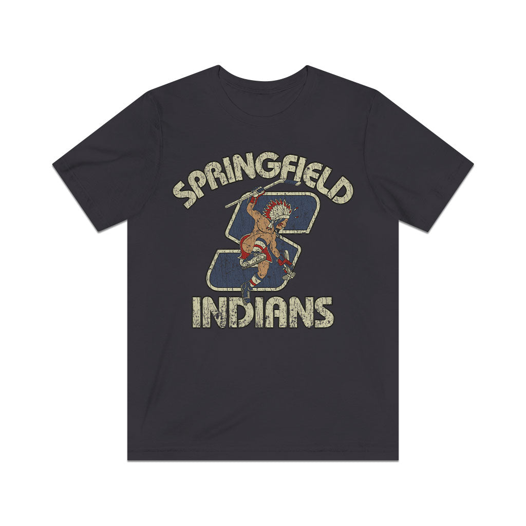 Springfield Indians Hockey 1974 Vintage Men's T-Shirt