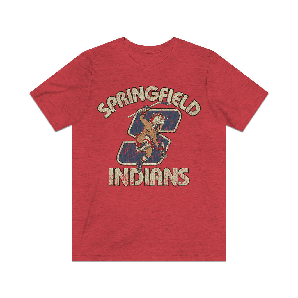 Springfield Indians Hockey 1974 Vintage Men's T-Shirt