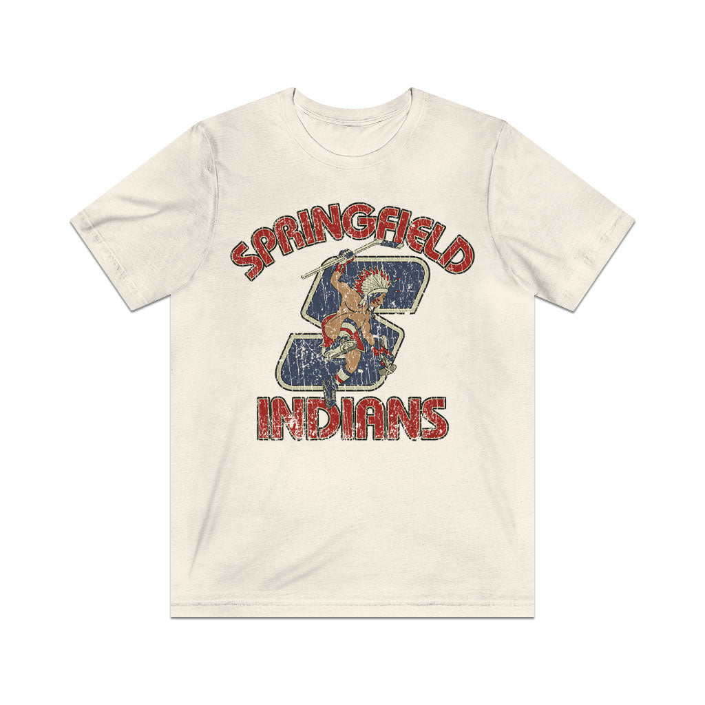 Springfield Indians Hockey 1974 Vintage Men's T-Shirt