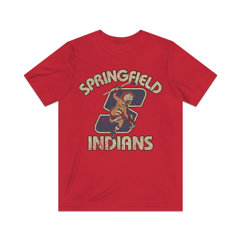 Springfield Indians Hockey 1974 Vintage Men's T-Shirt