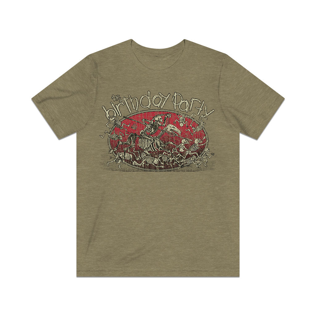 The Birthday Party Skeleton Crew 1980 Vintage Men's T-Shirt