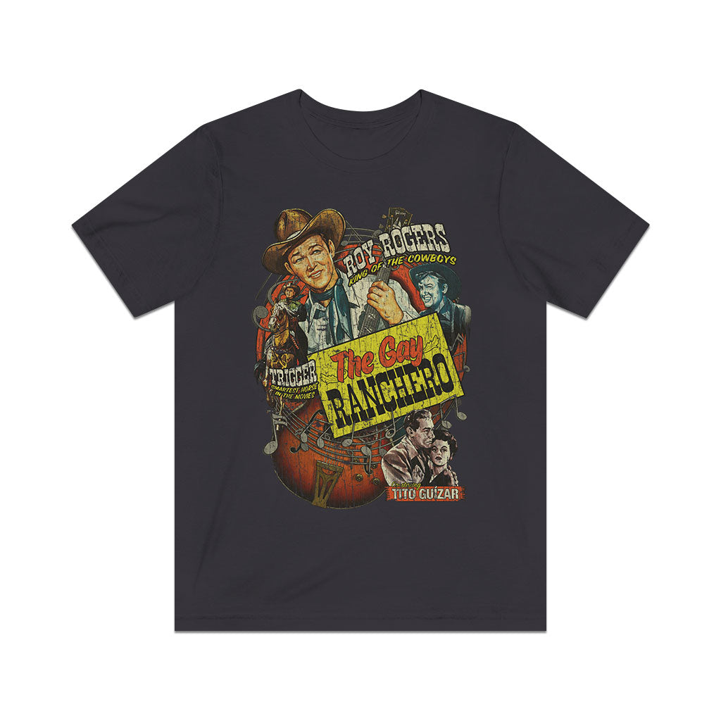 The Gay Ranchero 1948 Vintage Men's T-Shirt