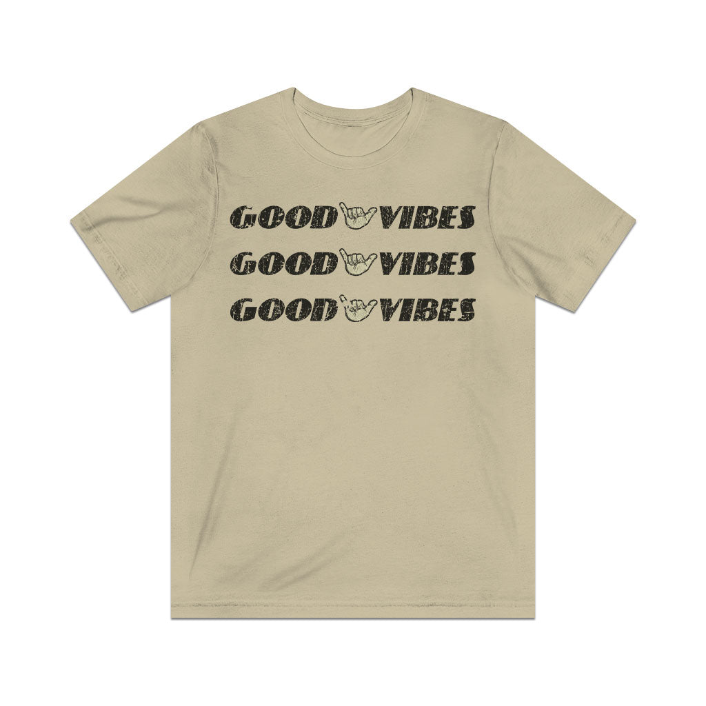 Triple Good Vibes 2021 Vintage Men's T-Shirt