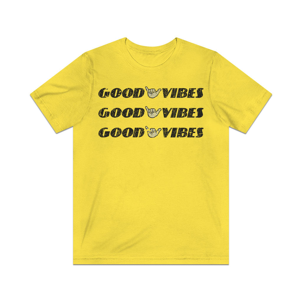 Triple Good Vibes 2021 Vintage Men's T-Shirt