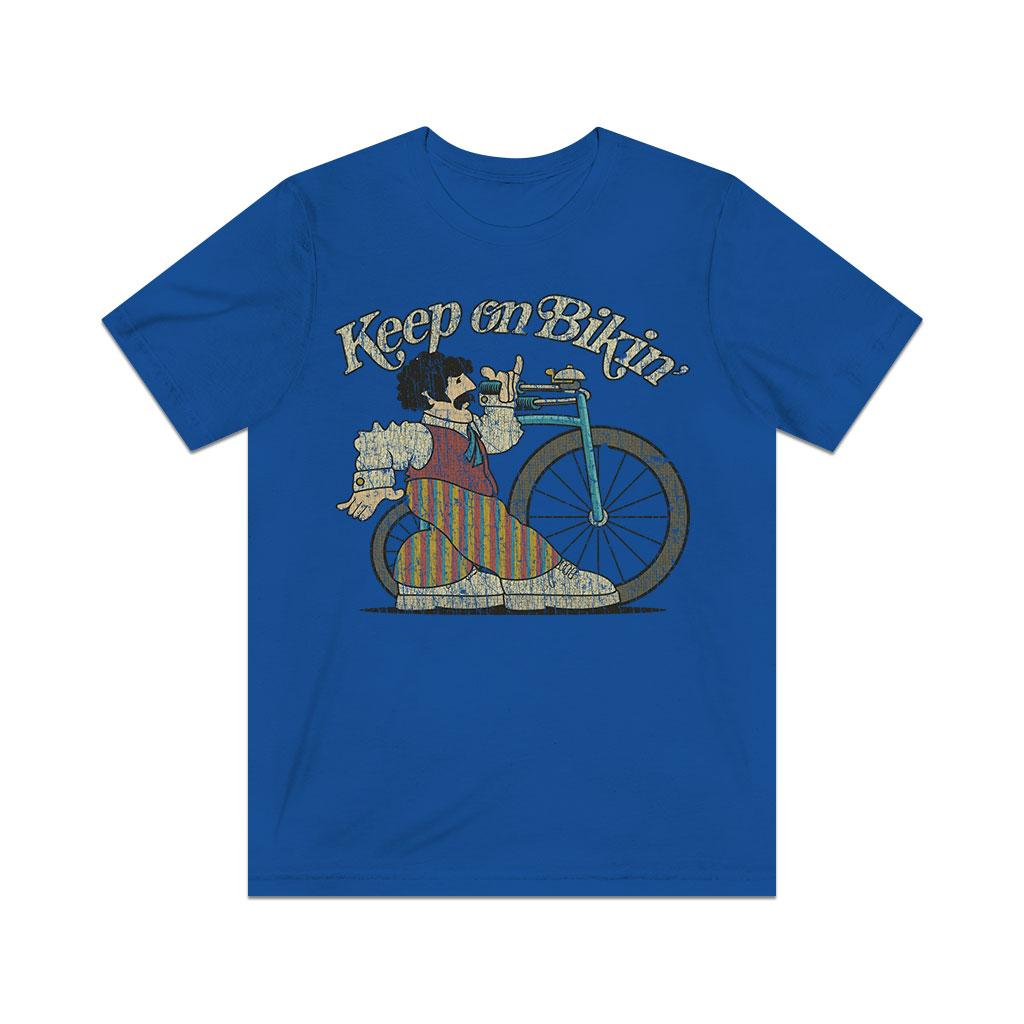 Keep on Bikin' 1971 Vintage Men’s T-shirt