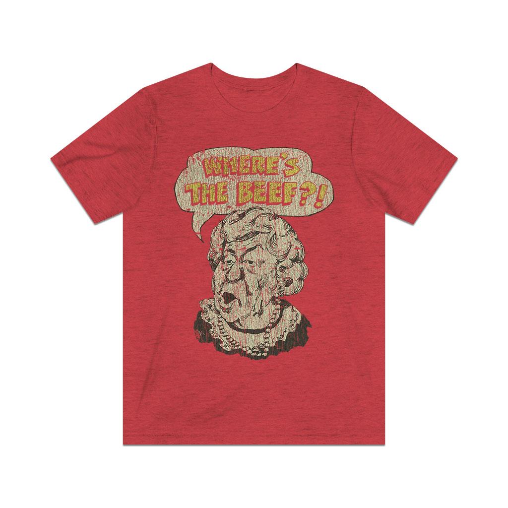 Where's The Beef 1984 Vintage Men's T-Shirt