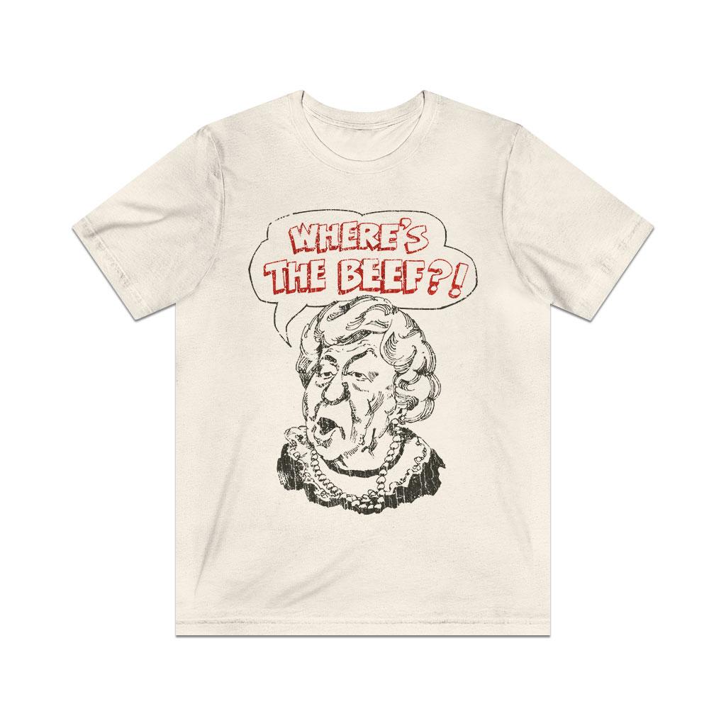 Where's The Beef 1984 Vintage Men's T-Shirt