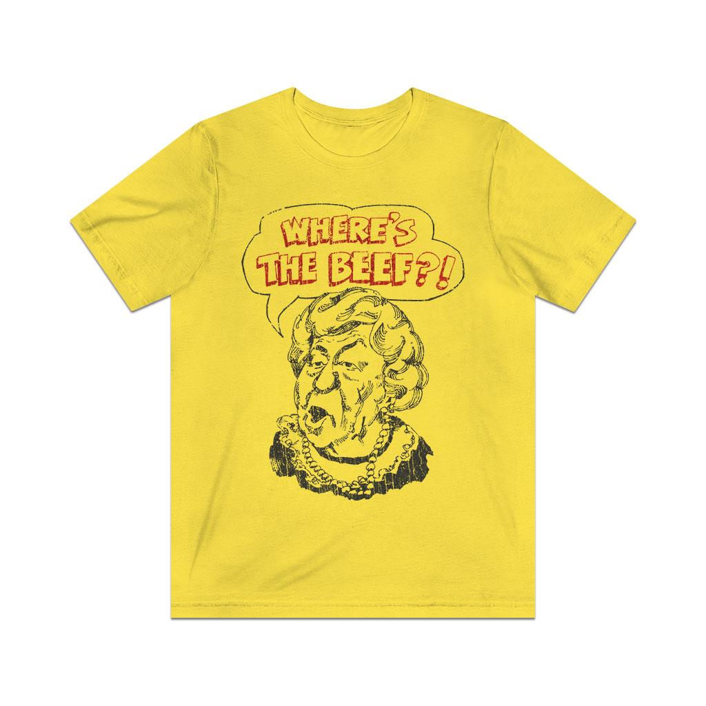 Where's The Beef 1984 Vintage Men's T-Shirt