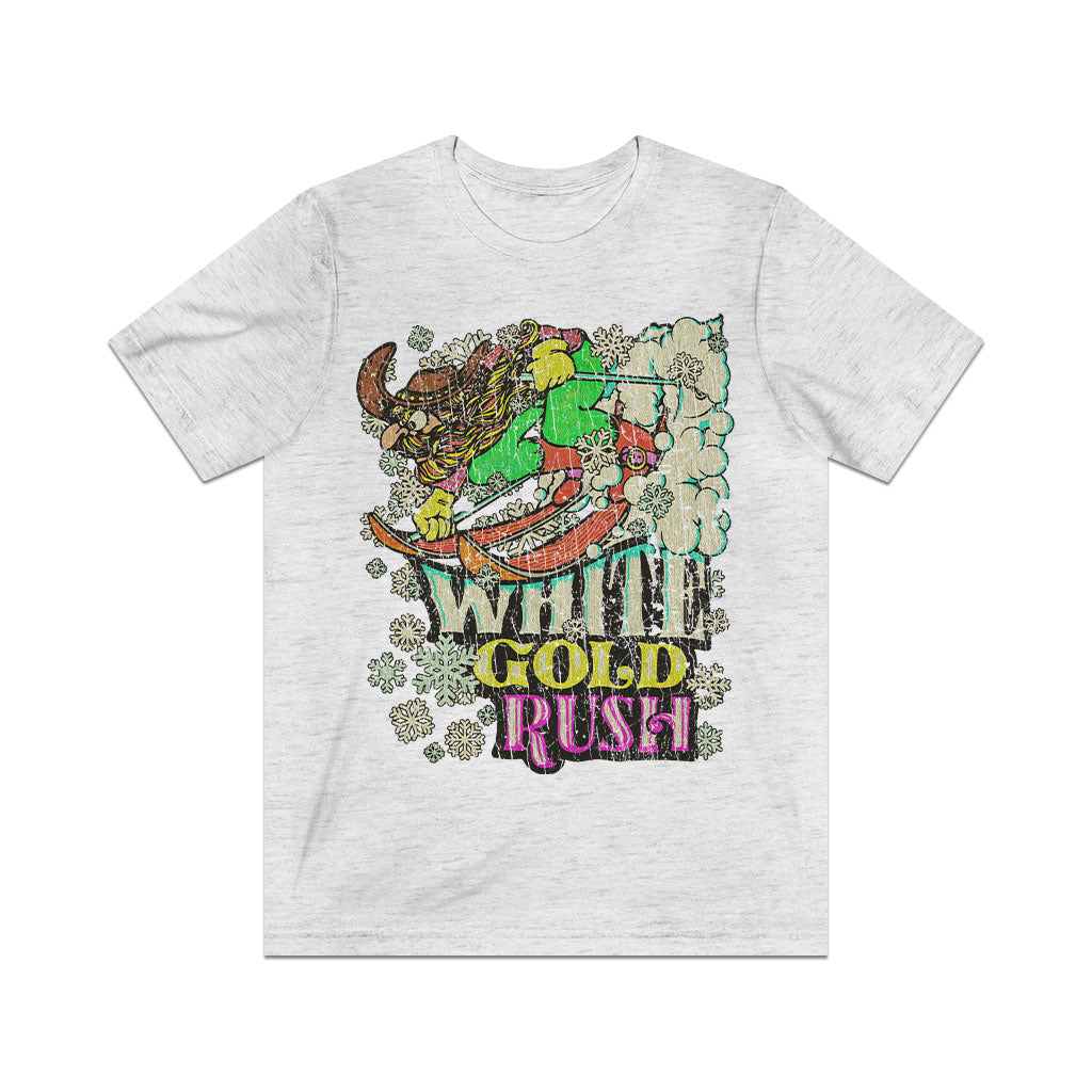 White Gold Rush 1982 Vintage Men's T-Shirt