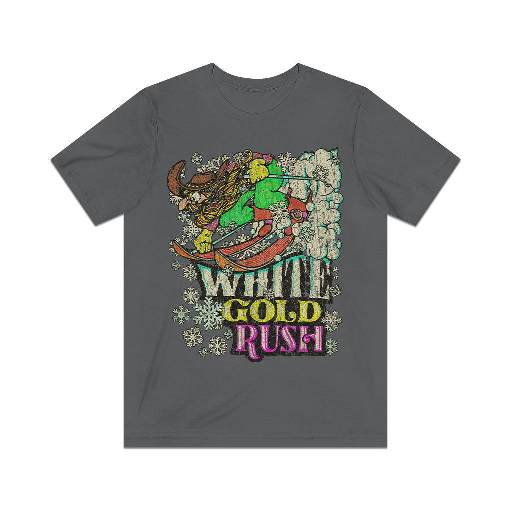 White Gold Rush 1982 Vintage Men's T-Shirt