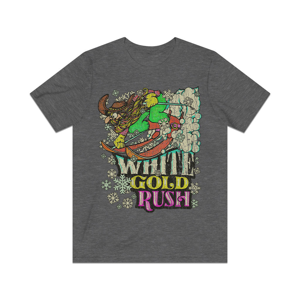 White Gold Rush 1982 Vintage Men's T-Shirt