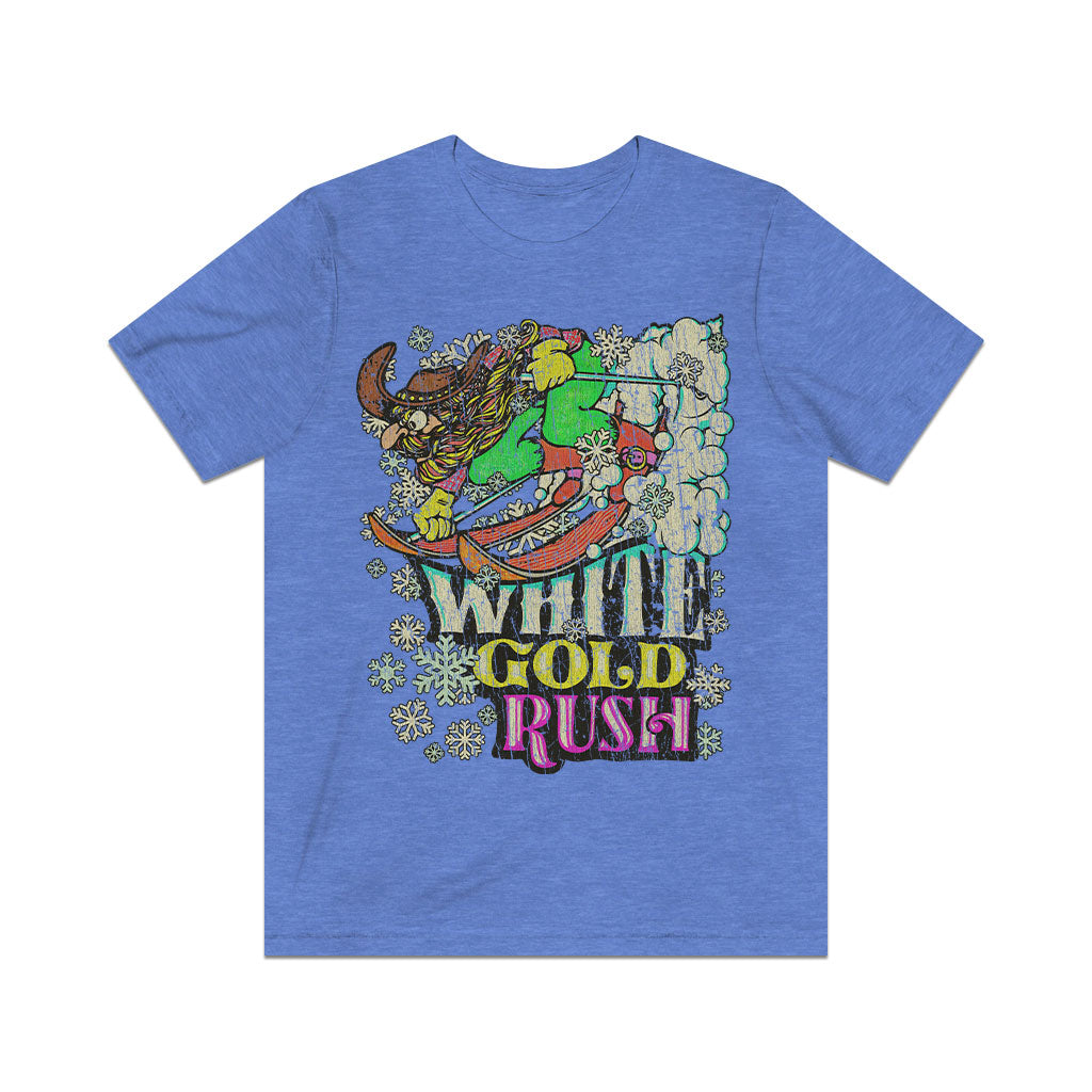 White Gold Rush 1982 Vintage Men's T-Shirt