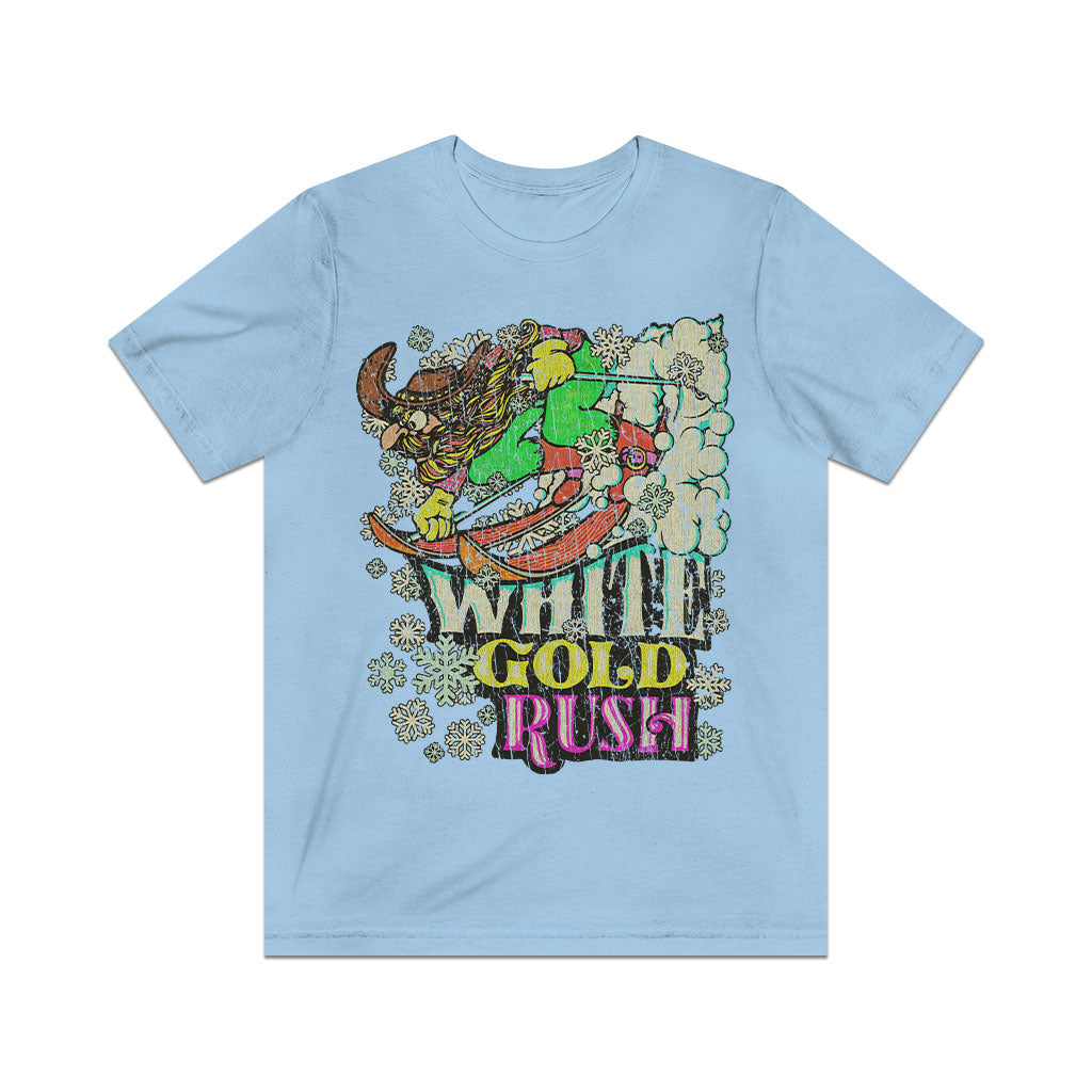 White Gold Rush 1982 Vintage Men's T-Shirt