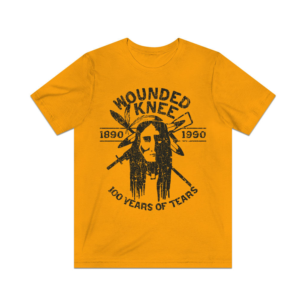 Wounded Knee 1890 - 1990 Vintage Men’s T-Shirt