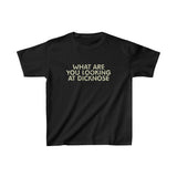 What Are You Looking At Dicknose 1985 Vintage Kid's T-Shirt
