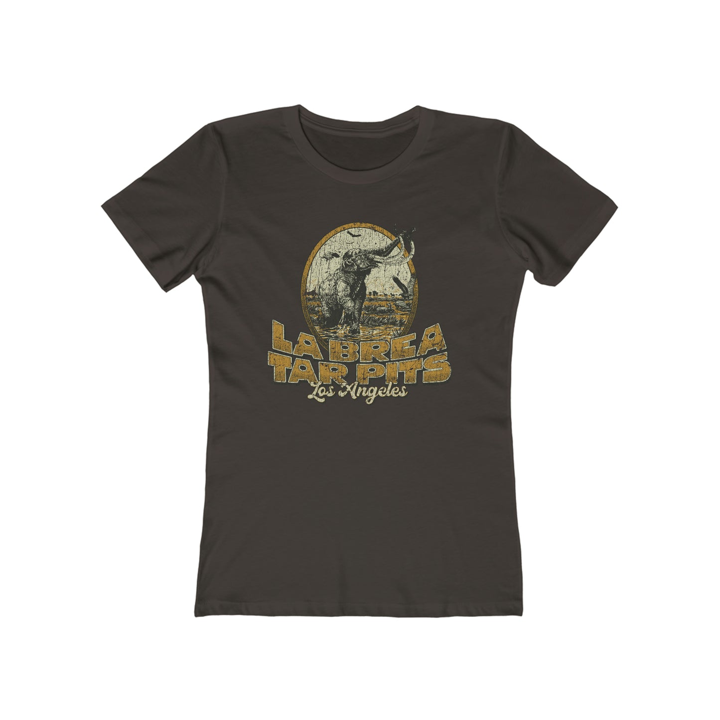 La Brea Tar Pits 1977 Vintage Women's T-Shirt