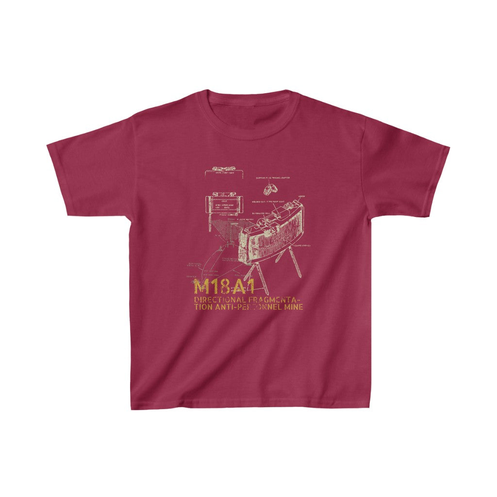 M18A1 Claymore Anti-Personnel Mine 1960 Vintage Kid's T-Shirt