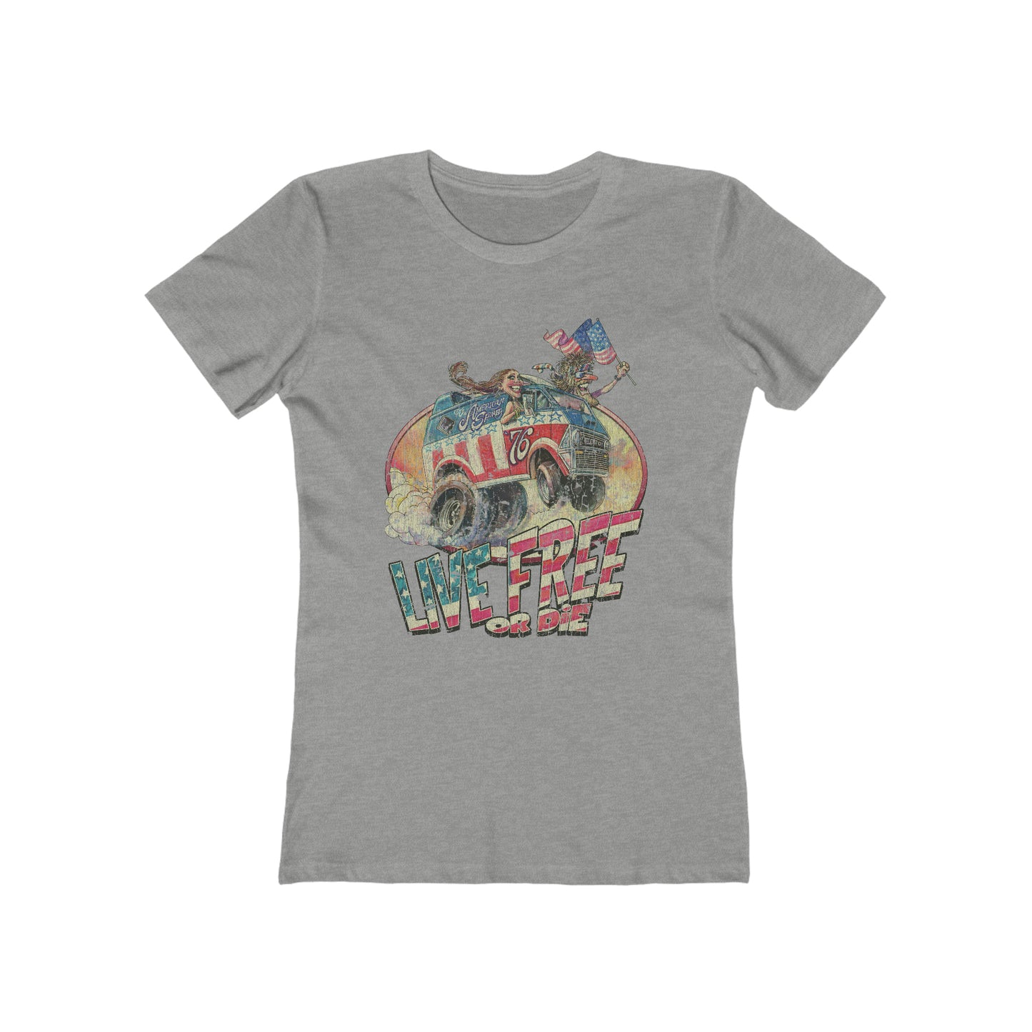 Live Free or Die 1976 Vintage Women's T-Shirt