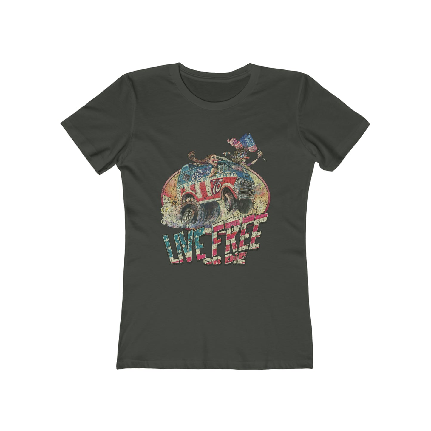 Live Free or Die 1976 Vintage Women's T-Shirt