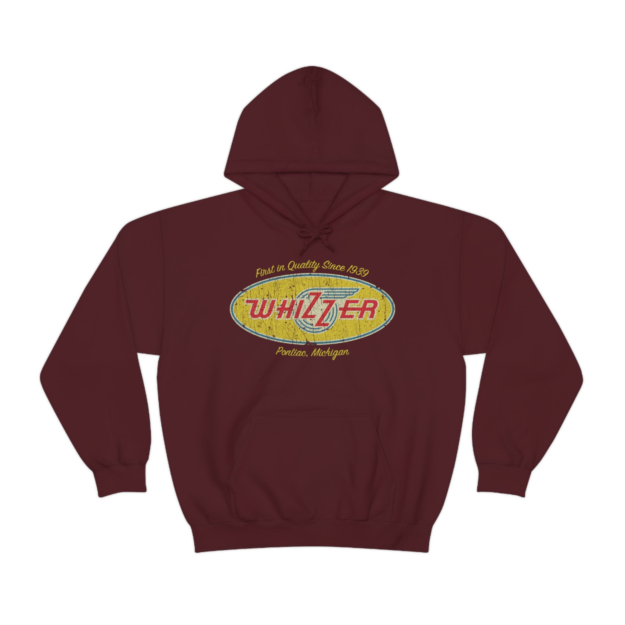 Whizzer Motorcycles 1939 Vintage Men's Hoodie