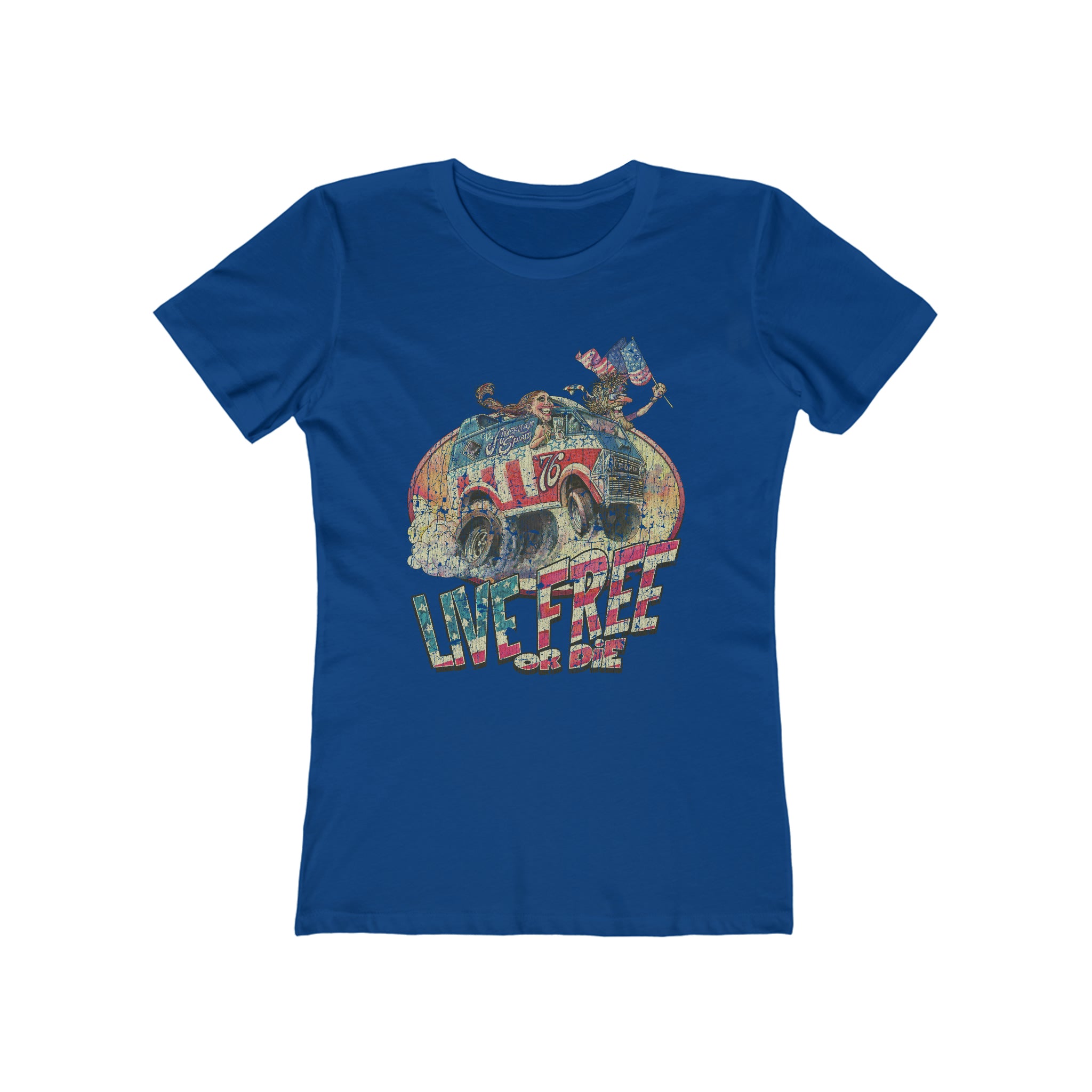 Live Free or Die 1976 Vintage Women's T-Shirt