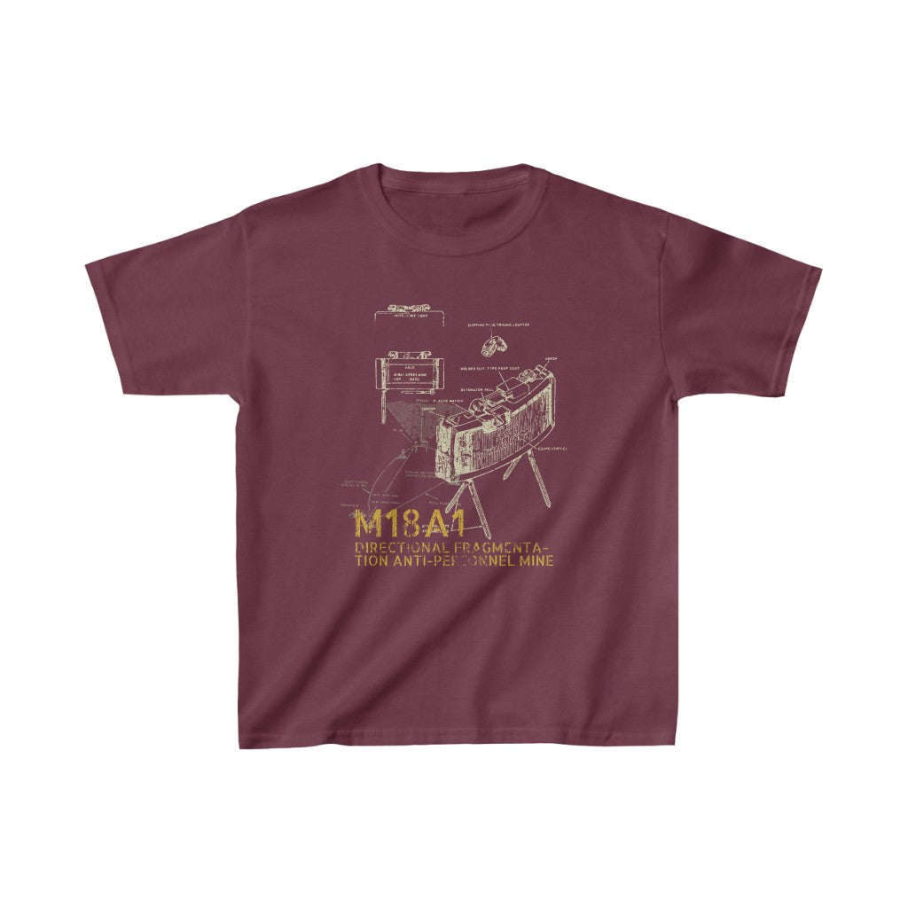 M18A1 Claymore Anti-Personnel Mine 1960 Vintage Kid's T-Shirt