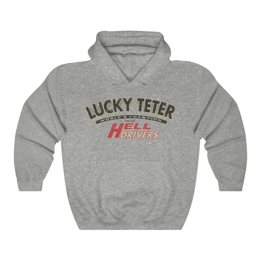 Lucky Teter and His Hell Drivers 1936 Vintage Men's Hoodie