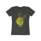 Bear + Deer = Beer 2010 Vintage Women's T-Shirt