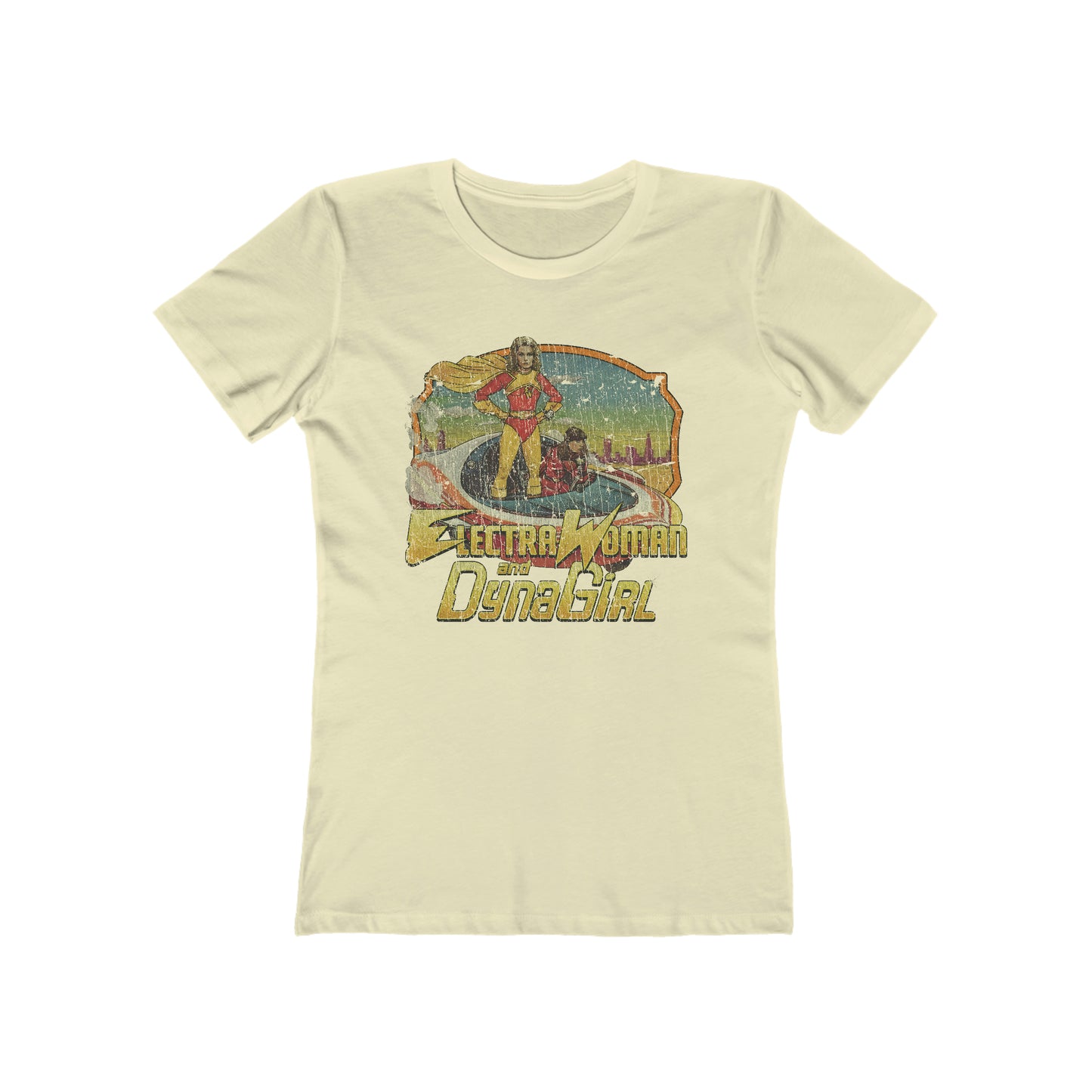 Electra Woman and Dyna Girl 1976 Vintage Women's T-Shirt