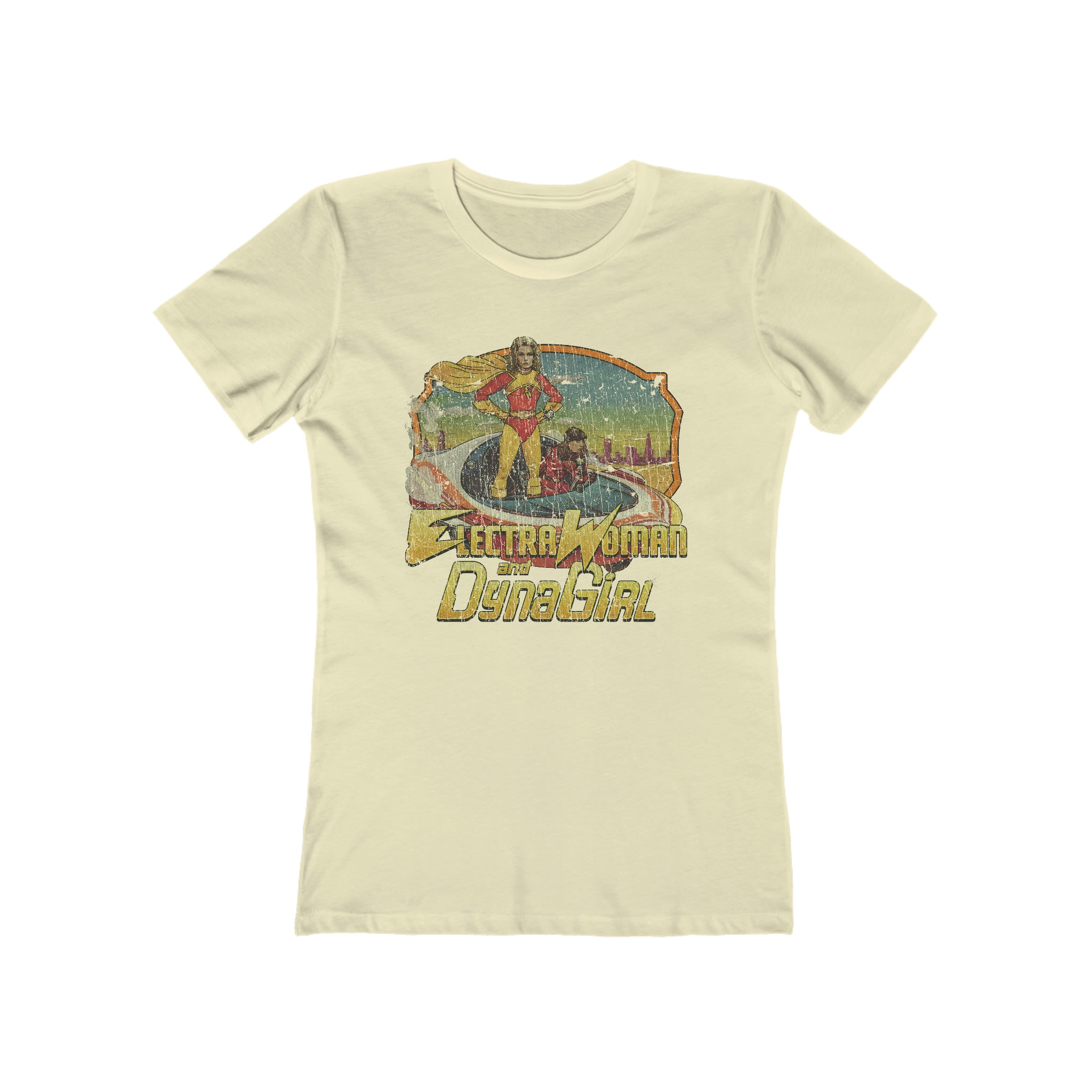 Electra Woman and Dyna Girl 1976 Vintage Women's T-Shirt