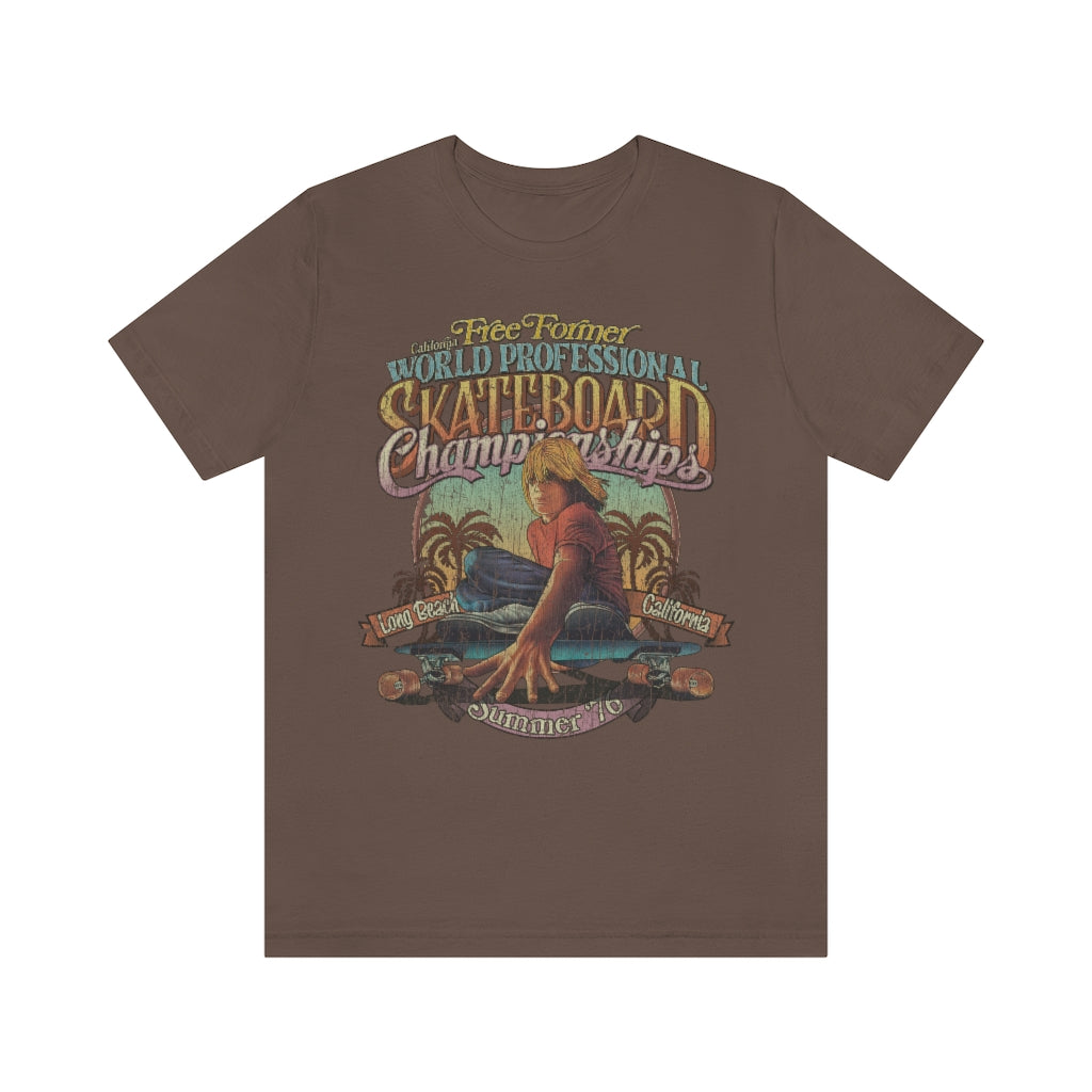 Free Former World Professional Skateboard Championships 1976 Vintage Men's T-Shirt