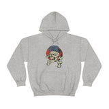 Skate Rags Skull and Crossbones 1985 Vintage Men's Hoodie