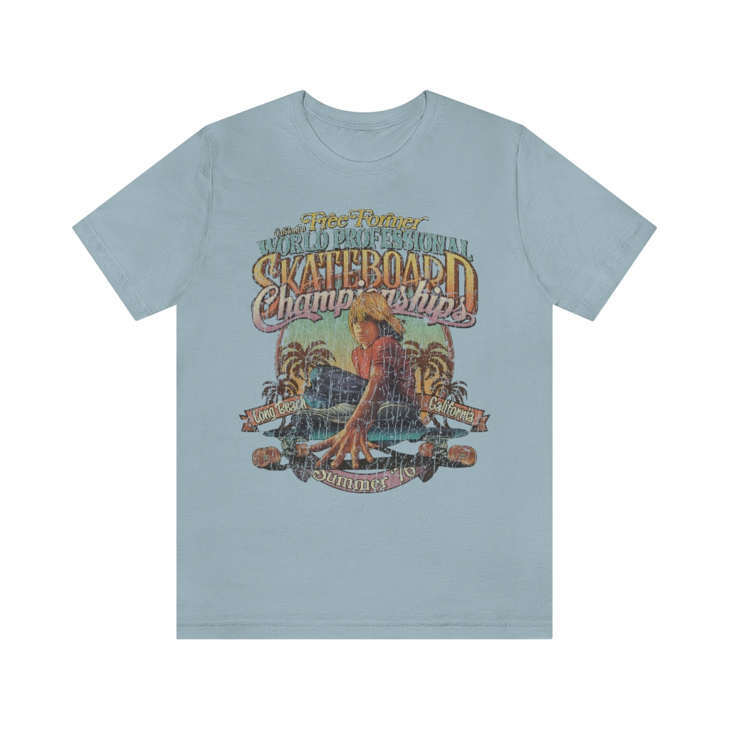 Free Former World Professional Skateboard Championships 1976 Vintage Men's T-Shirt