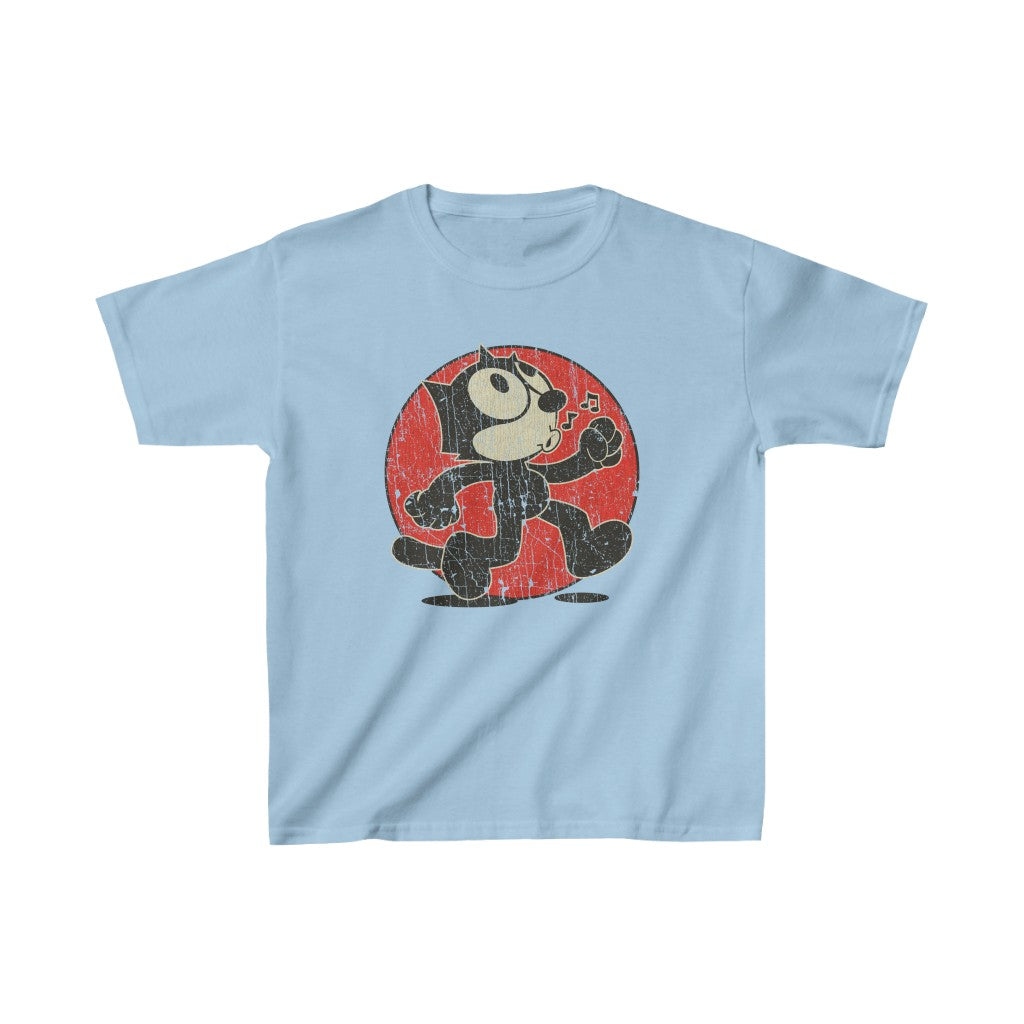 Felix The Cat Keep Walking 1919 Vintage Kid's T-Shirt