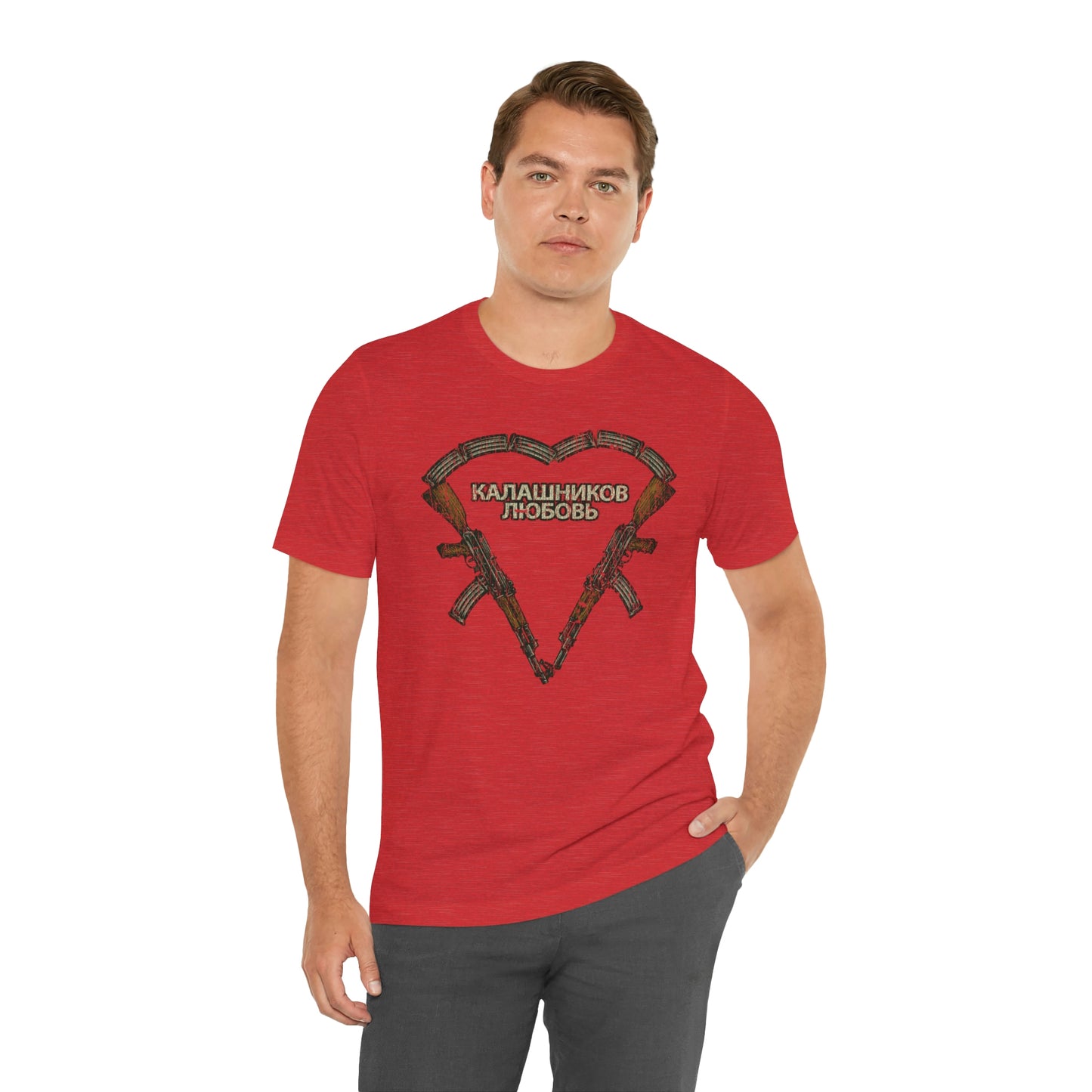 Kalashnikov Love 1947 Vintage Men’s T-Shirt