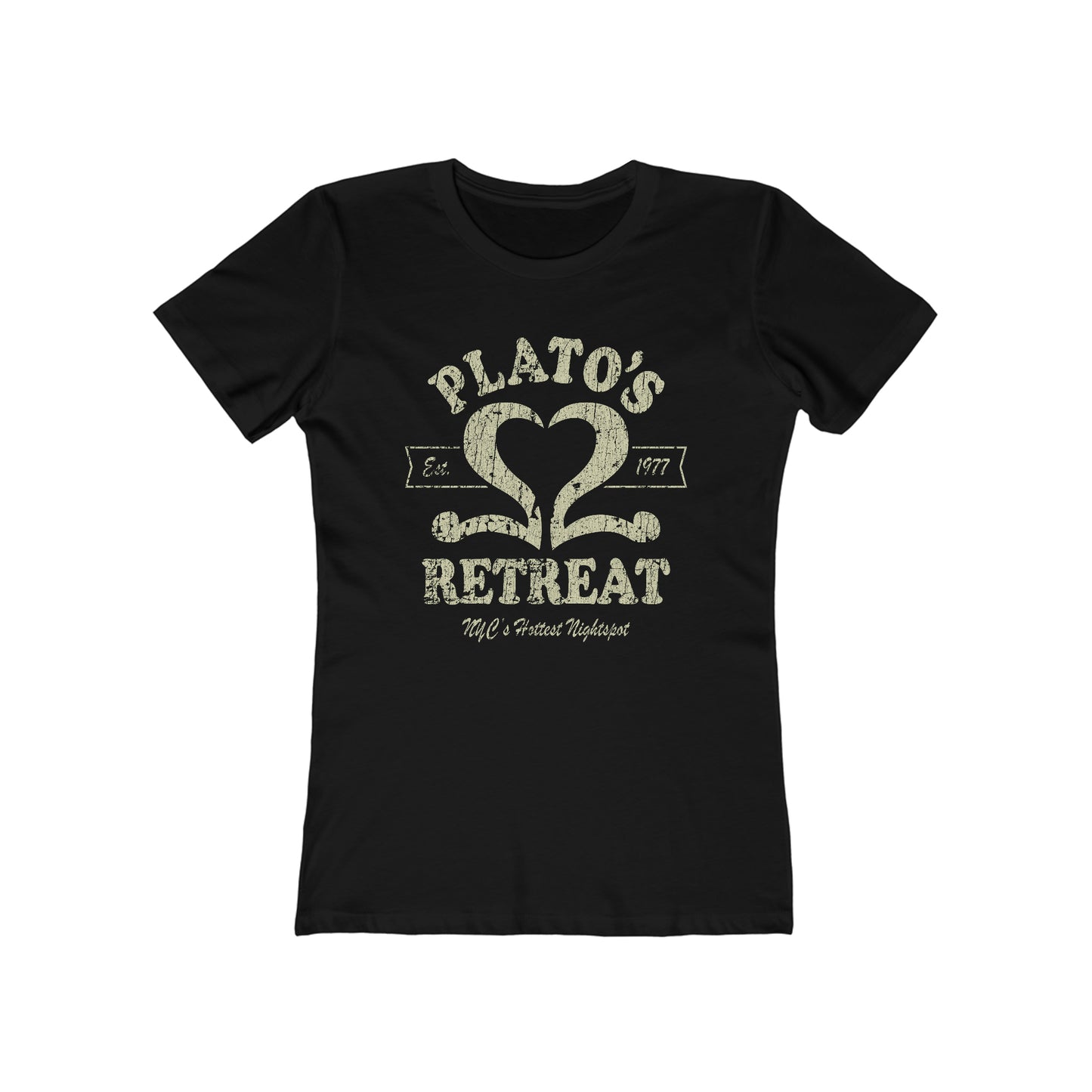 Plato’s Retreat 1977 Vintage Women's T-Shirt
