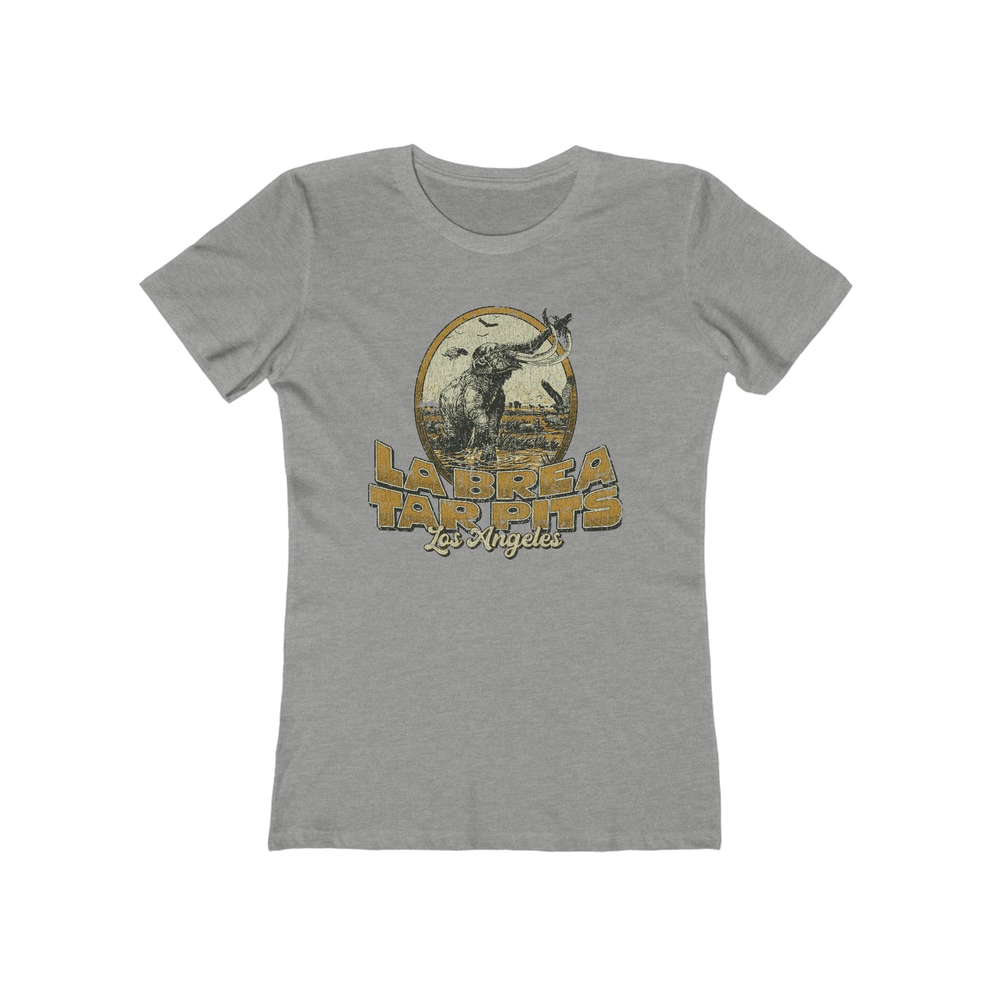 La Brea Tar Pits 1977 Vintage Women's T-Shirt