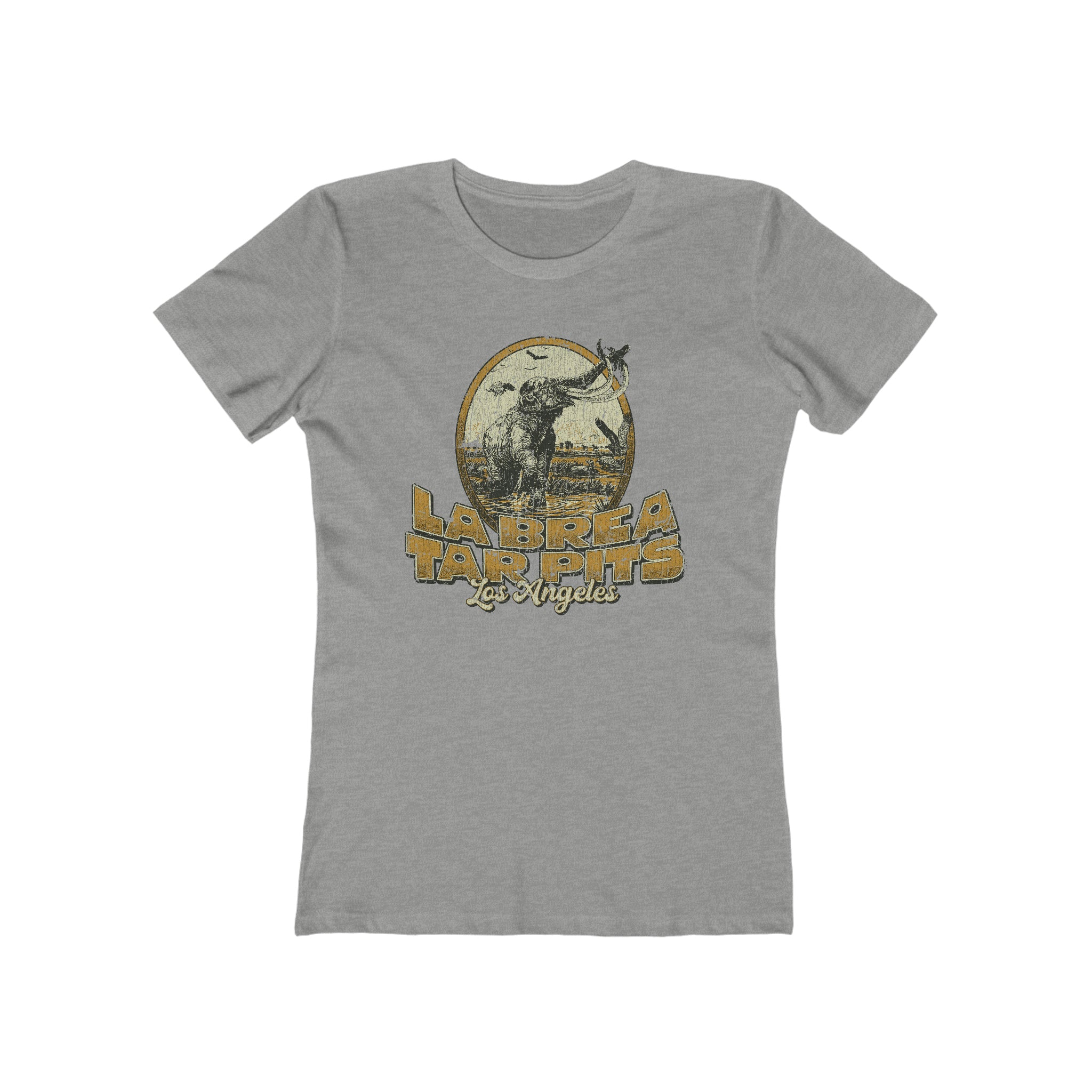 La Brea Tar Pits 1977 Vintage Women's T-Shirt