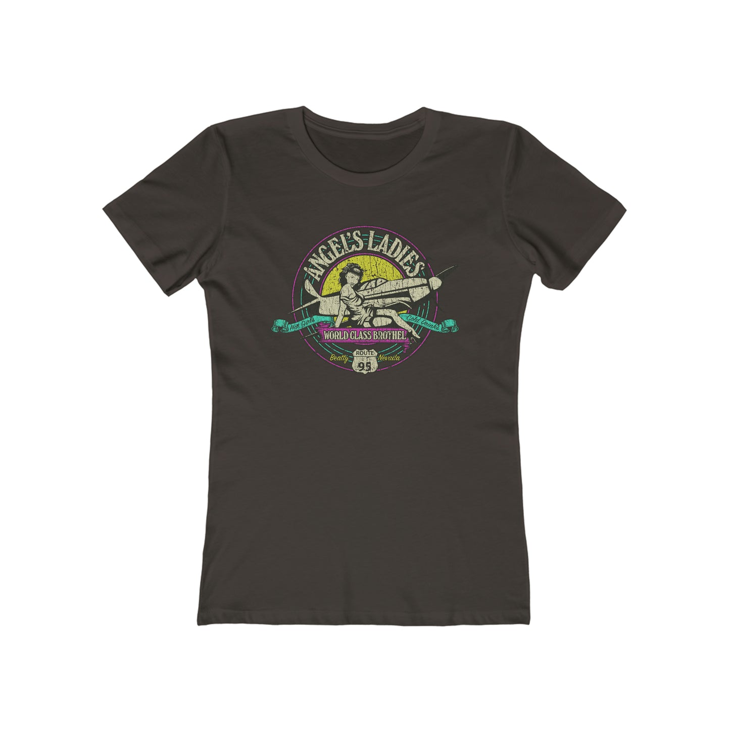 Angel’s Ladies Brothel 1997 Vintage Women's T-Shirt