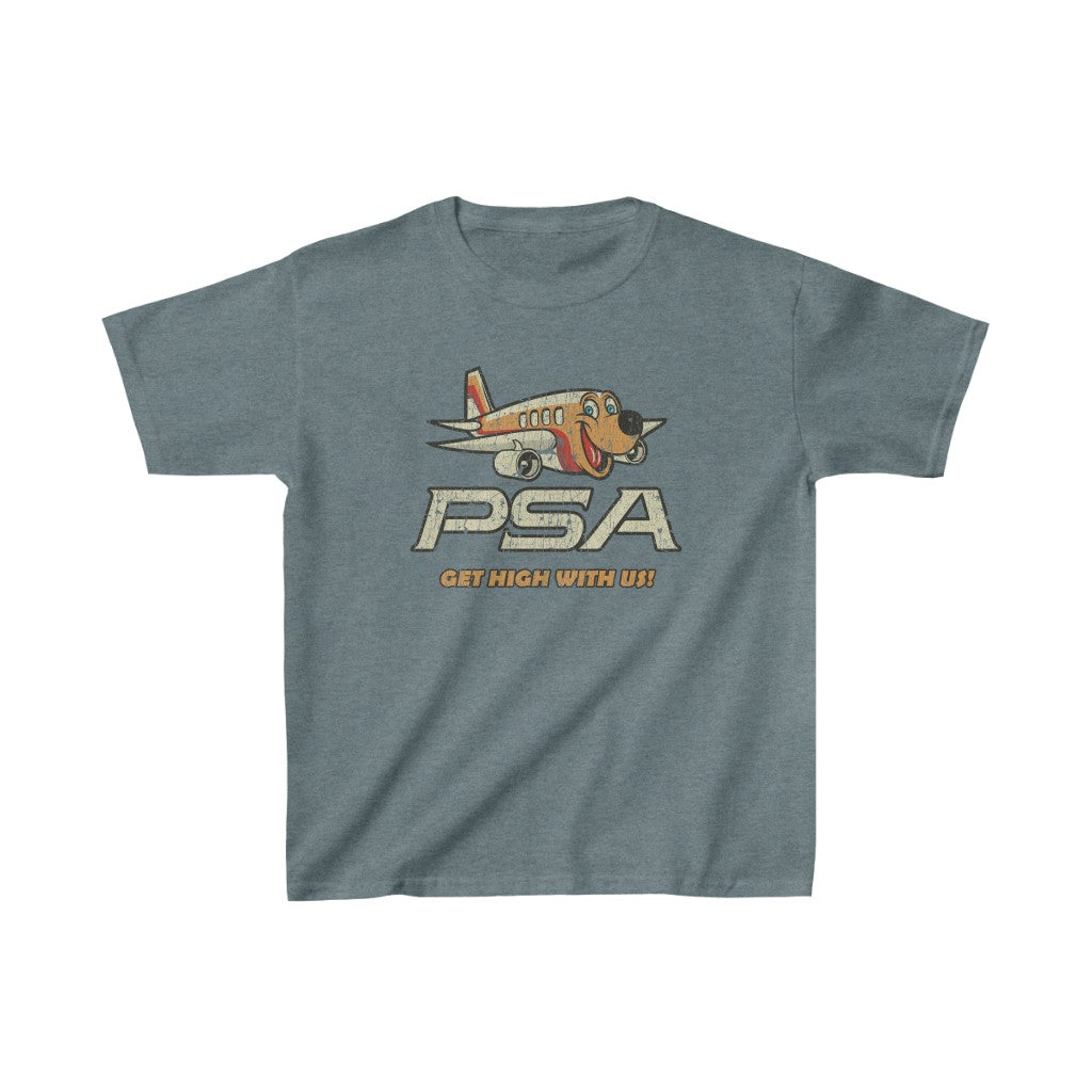 Pacific Southwest Airlines (PSA) 1982 Vintage Kid's T-Shirt