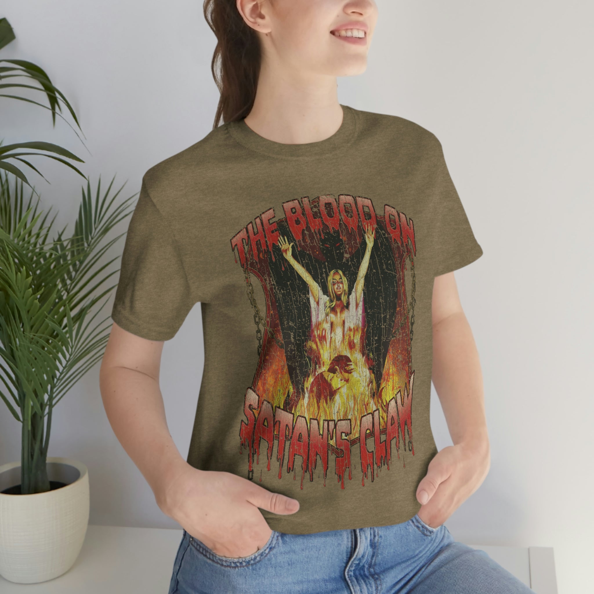 The Blood on Satan's Claw 1971 Vintage Men's T-Shirt