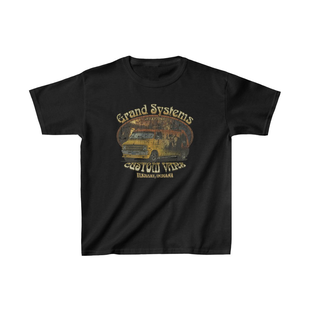 Grand Systems Custom Vans 1977 Vintage Kid's T-Shirt