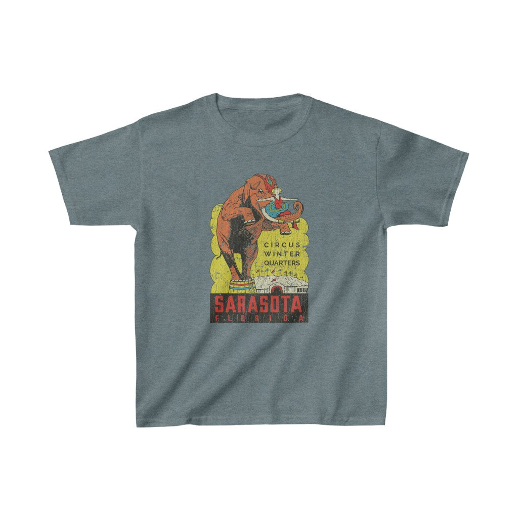 Sarasota Circus Winter Quarters 1927 Vintage Kid's T-Shirt