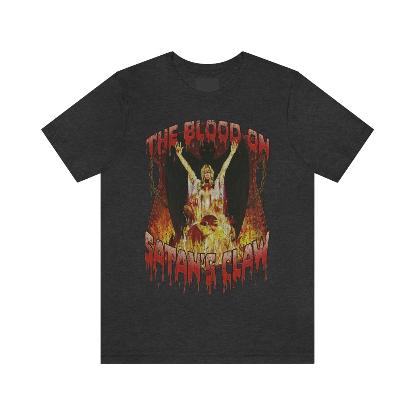 The Blood on Satan's Claw 1971 Vintage Men's T-Shirt