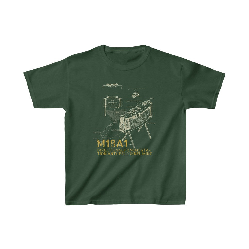 M18A1 Claymore Anti-Personnel Mine 1960 Vintage Kid's T-Shirt
