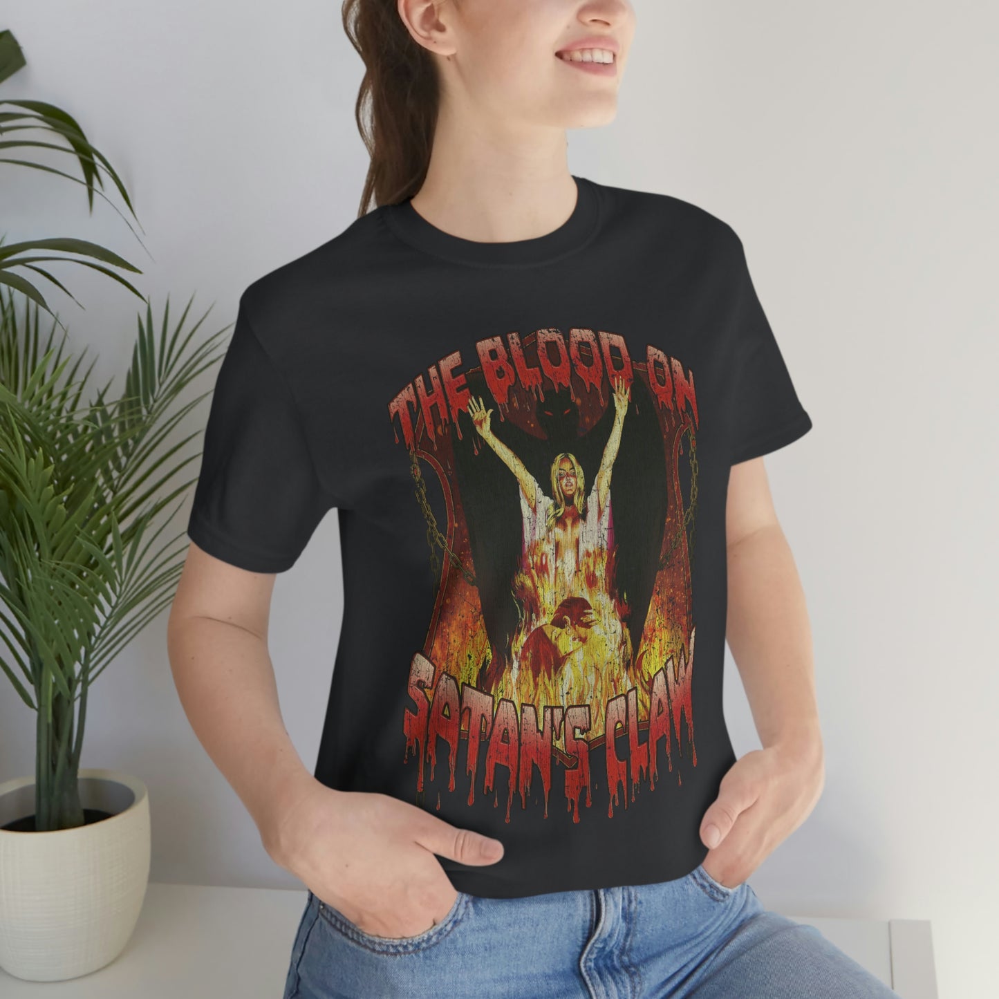 The Blood on Satan's Claw 1971 Vintage Men's T-Shirt