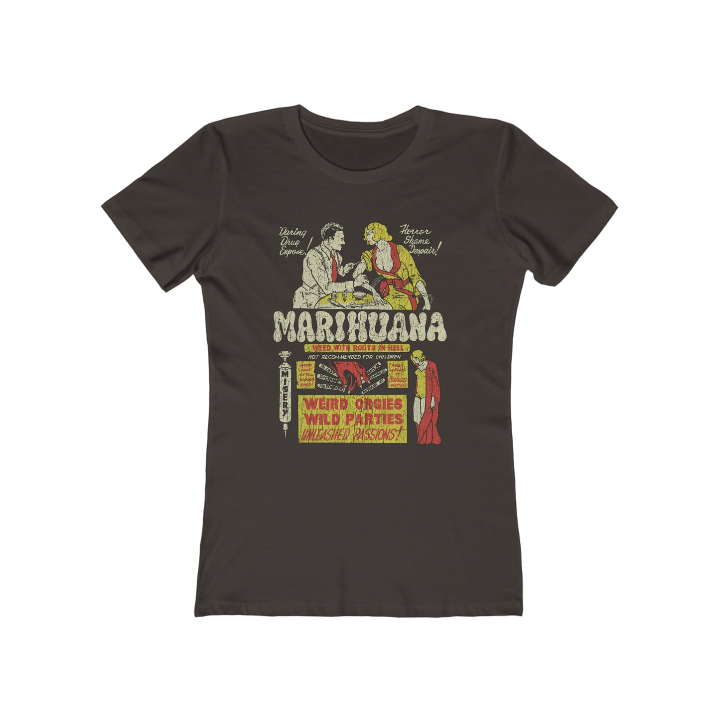Marihuana - Weed With Roots In Hell was a 1936 Vintage Women's T-Shirt